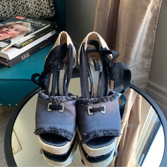MARC JACOBS BLACK PLATFORMS - Picture 5 of 11